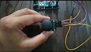 Arduino interfacing with dual axis joystick