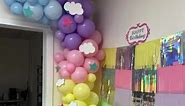 “Unicorns” was the theme, and it was so much fun to create. I’ve made a recent change to our “Classic Birthday” package, it now includes a themed balloon garland to match your party. I absolutely love making them. Just bring your Birthday Cake and enjoy the party! | The Little Local Playhouse