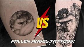 90+ Fallen Angel Tattoos You Need To See!