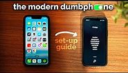 How to make your smartphone into a dumb phone - (Modern Dumbphone)