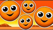 The Orange is Orange EPIC | Learn Colors for Children, 3D Kids Colours, Songs Rhymes, Busy Beavers