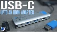 HDMI To USB-C Hub With 4K 60Hz Support For PC, MAC And Samsung DEX