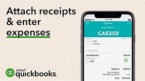 How to attach receipts and enter expenses using the QBO Mobile App