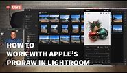 How to Work with Apple's ProRAW in Lightroom