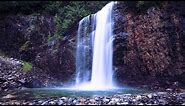 Peaceful Waterfall Sounds White Noise for Sleep, Relaxation 😊 10 Hours Nature