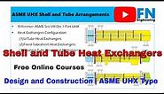 Shell and Tube Heat Exchangers (Part 3) | ASME UHX Type, Hairpin HE | Design and Construction