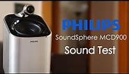 Philips SoundSphere MCD900 - Quick speaker sound test