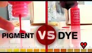 Pigment VS Dye