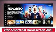 Meet The New Vizio SmartCast Homescreen Interface 2023 | Now Enhance Your Stream Entertainment
