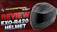 Scorpion EXO-R420 Helmet Review | Sportbiketrackgear.com