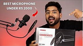 Best Condenser microphone Under Rs 2000 for Beginners 🔥 | BESTOR