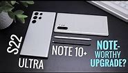 Samsung Galaxy S22 Ultra Vs Note 10 Plus - FULL Comparison + Camera Review (Must Watch!)