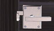 Stainless Steel Alta Modern Gate Latch Reverse Swing Installation Gate Hardware by 360 Yardware