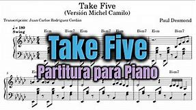Take Five - Partitura para Piano (sheet music for Piano)