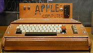 The Original Apple Computer "Apple I" in 1976.