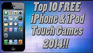 Top 10 FREE iPhone Games Of 2014!