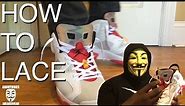 How to Lace Your Jordan 6 Hare | Lacing Tutorial