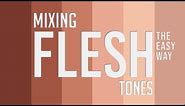 Mixing Flesh Tones Easily with Color Theory :: Painting Skin Tones and Colors