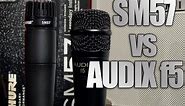 Shure SM57 vs Audix f5 Mic Comparison