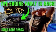 engine fault code P2563 finally fixed on our self built campervan