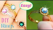 The 'Lazy Ring' Tutorial - EASY DIY Rings Anyone Can Make In Seconds! ..or Minutes ;)
