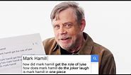 Mark Hamill Answers the Web's Most Searched Questions | WIRED