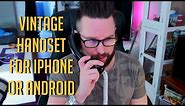 Make Retro Phone Handset For Smartphone (iphone, Android)