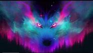 Live Wallpaper: Cosmic Wolf