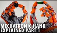 3D Printed Biomimetic Mechatronic Hand Explained Part 1