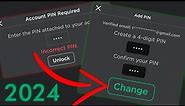 🔓How To Reset Account PIN If You Forgot It (Roblox) PC & Mobile 2024