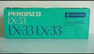 HITACHI TRK-LX33 Stereo Radio Cassette Recorder