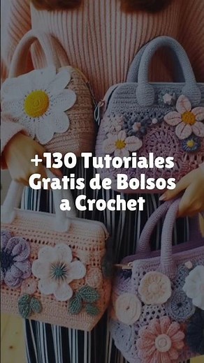 🌸 We now have over 130 free crochet bag tutorials at ctejidas.co ✨ #bags