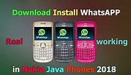 Download and install WhatsApp in Nokia Java Phones