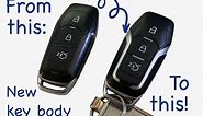 How to: Replace Ford car key fob, three button remote control (Fusion, Mondeo, Mustang).