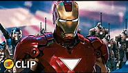 Hammer Drones Attack - Iron Man Saves Peter Parker Scene | Iron Man 2 (2010) Movie Clip HD 4K
