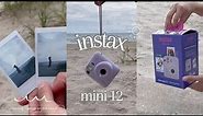 instax mini 12 ❀ unboxing instax mini 12 on the beach | setup and use