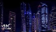 Night cities of the world | 4k video | to the wonderful light music