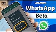 Latest Whatsapp Beta Download | Install Whatsapp Beta