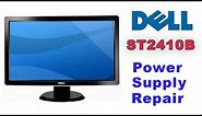 How To Repair Dell Monitor Power Supply | Dell ST2410B Monitor No Power