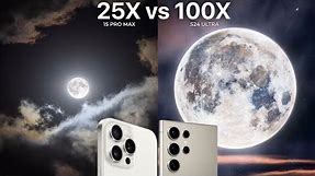 Samsung Galaxy S24 Ultra VS iPhone 15 Pro Max Live Zoom Test Comparison