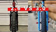 29x2.6" vs 29x3.0" Mountain Bike Tires | Comparing Tire Sizes