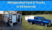 Refrigerated vans - Have a Cooler Ice Cube refrigerated van in 60 secs