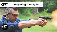 Cartridge Comparison: 5.7x28mm vs .22 Magnum | Gun Talk