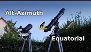 Choosing the Right Telescope Mount: Alt-Azimuth vs. Equatorial