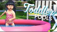 THE SIMS 4 // FUNCTIONAL CC | TODDLER POOLS, SLIDES AND SANDCASTLES!