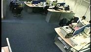 office (funny chair rowing)
