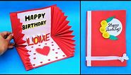 Beautiful Birthday Card Idea| Handmade Greetings Card for Loved Ones| DIY Birthday Pop Up Card
