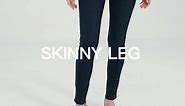 Resfeber Women's High Waisted Skinny Ripped Jeans