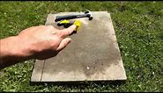 How To Cut A Stone Paver With A Chisel