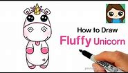 How to Draw Fluffy Unicorn Easy | Despicable Me